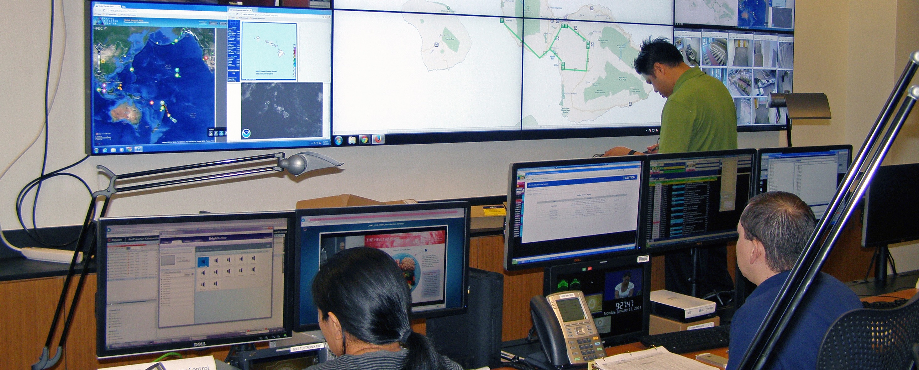 Staff in IT Center